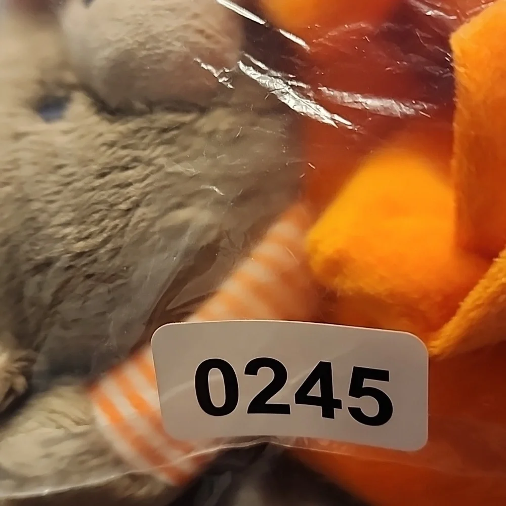 Carter's Halloween Bear Lovey Pumpkin toy New